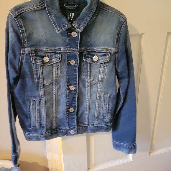 GAP Women's Faded Blue Jean Jacket - Picture 1 of 4
